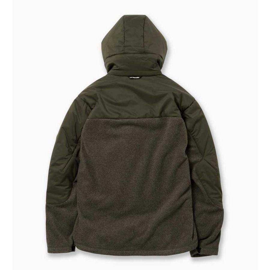 and wander（アンドワンダー） ポイント10% トップフリースジャケット