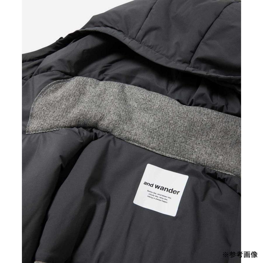 and wander（アンドワンダー） ポイント10% トップフリースジャケット