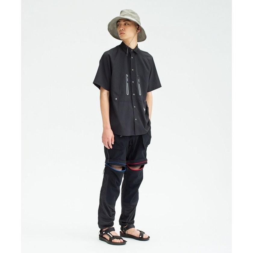and wander ポイント10% アンドワンダー トレックツーウェイパンツ 