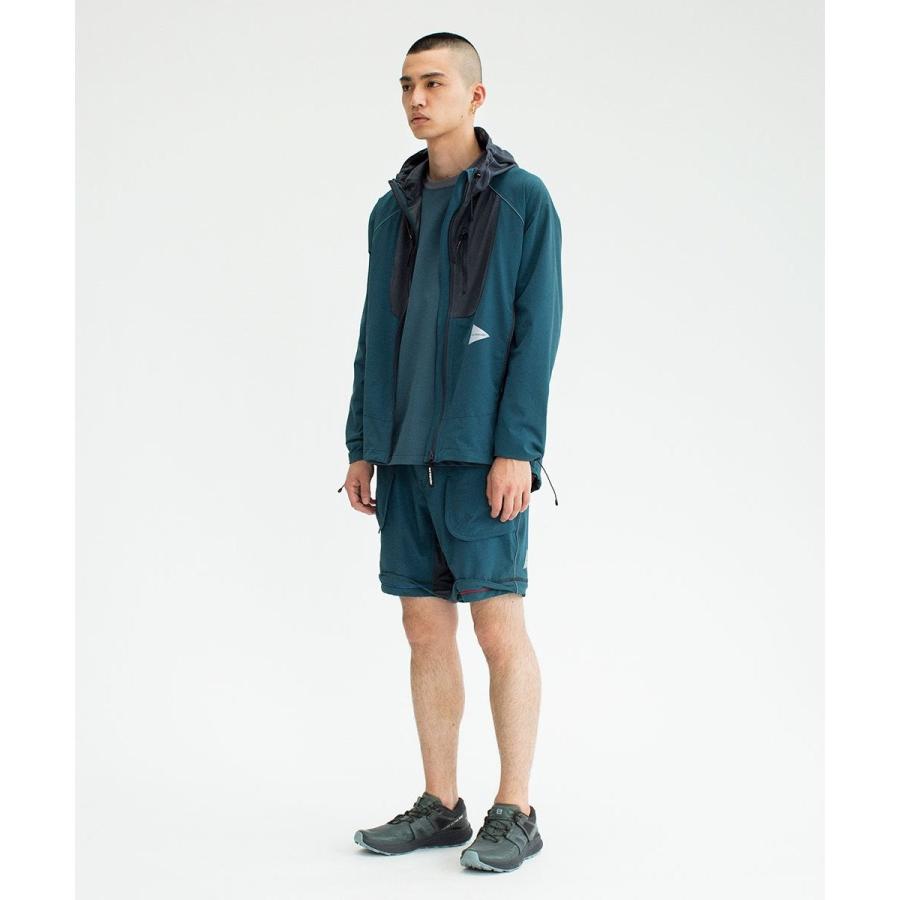and wander ポイント10% アンドワンダー トレックツーウェイパンツ 