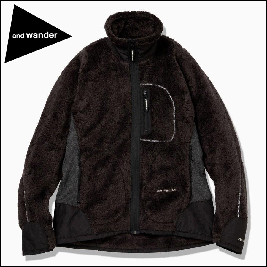 and wander（アンドワンダー） ポイント10% ハイロフトフリース