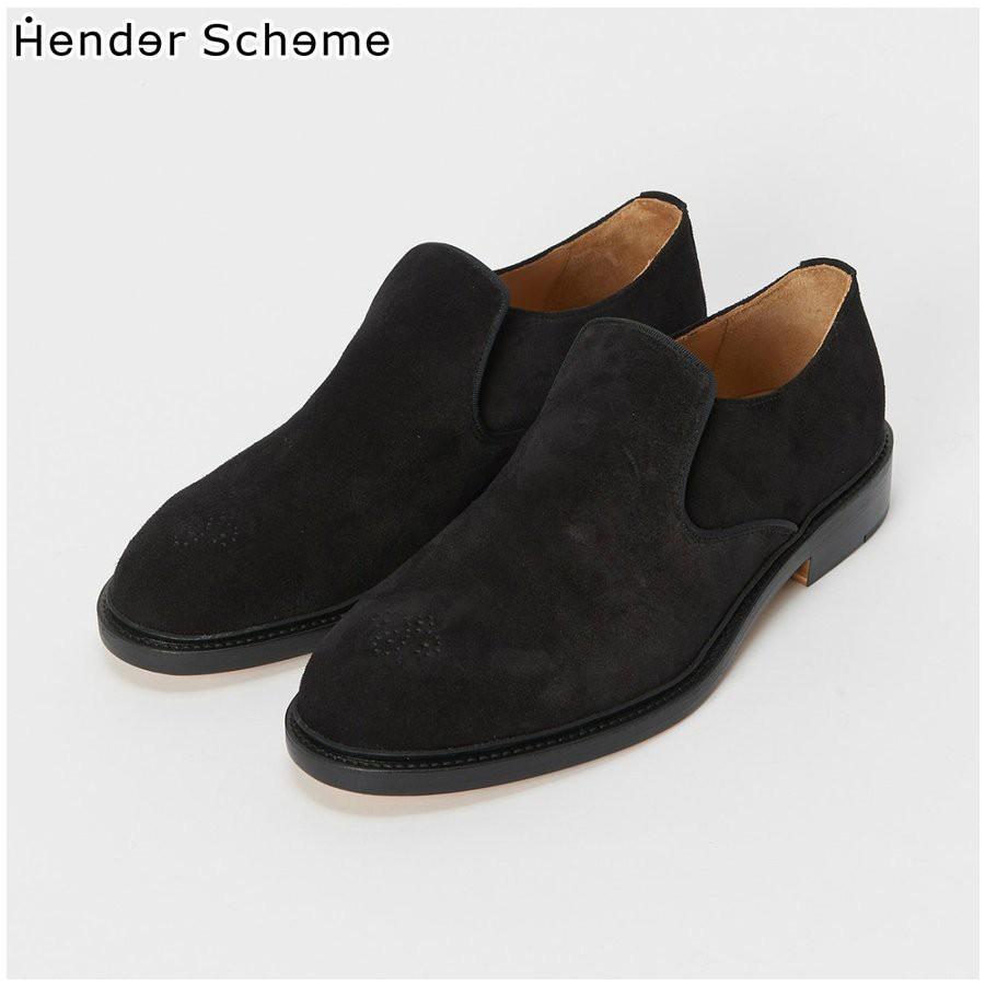 Hender Scheme ポイント10% エンダースキーマ suede jung Black