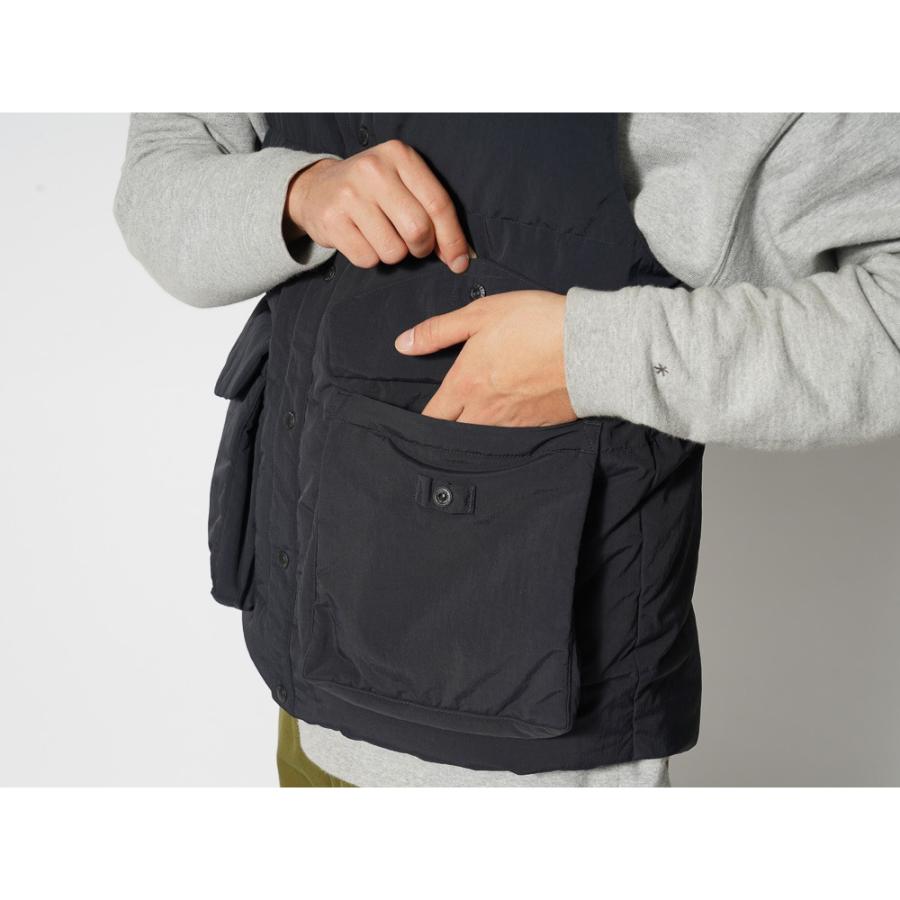 【超美品】 peak ダウンベスト　ブラック１ 15%OFF スノーピーク リサイクルダウンベスト 撥水 黒 メンズ