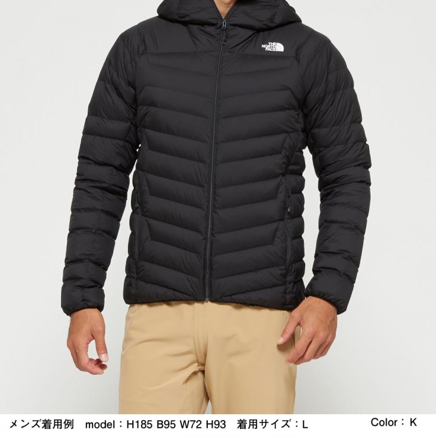 【10%OFF】ザ ノース フェイス サンダーフーディー ダウン THE NORTH FACE Thunder Hoodie K ブラック