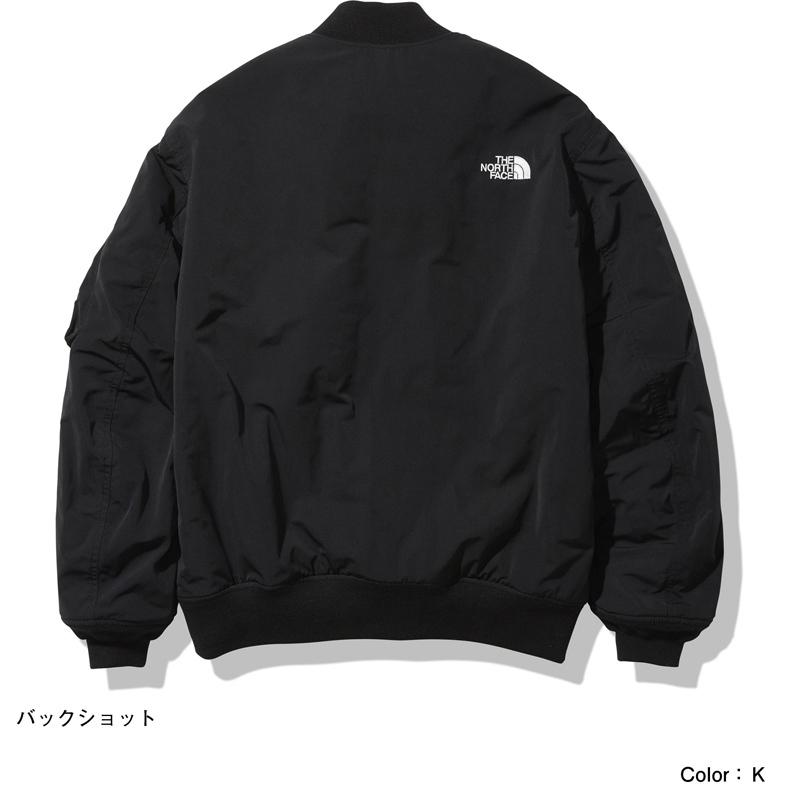 ノースフェイス ボンバージャケット MA-1 NY82132 L ブラック THE NORTH FACE 20％OFF ザ ノース フェイス インサレーション
