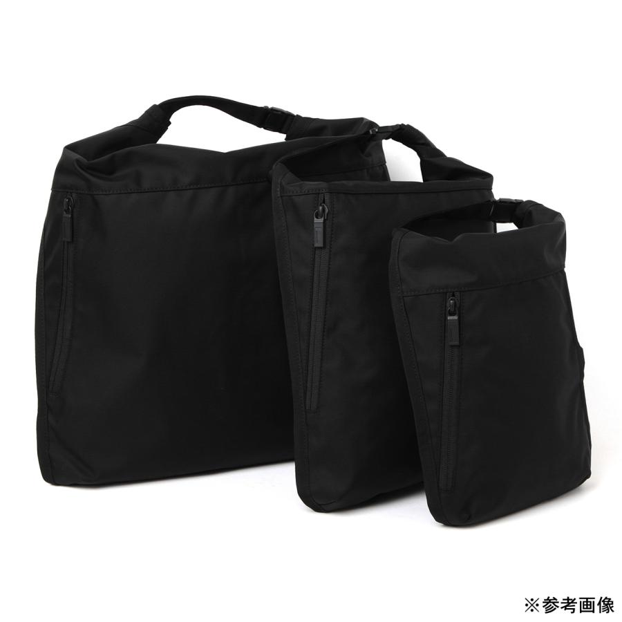 モノ木鼠 原材料御徒面子 標準尺度 S 黒いこと ミニ御徒面子 バッグインバッグ 旅する 御召しもの納める 小物納める MONOLITH STUFF BAG STANDARD S Black SD-9074-BK