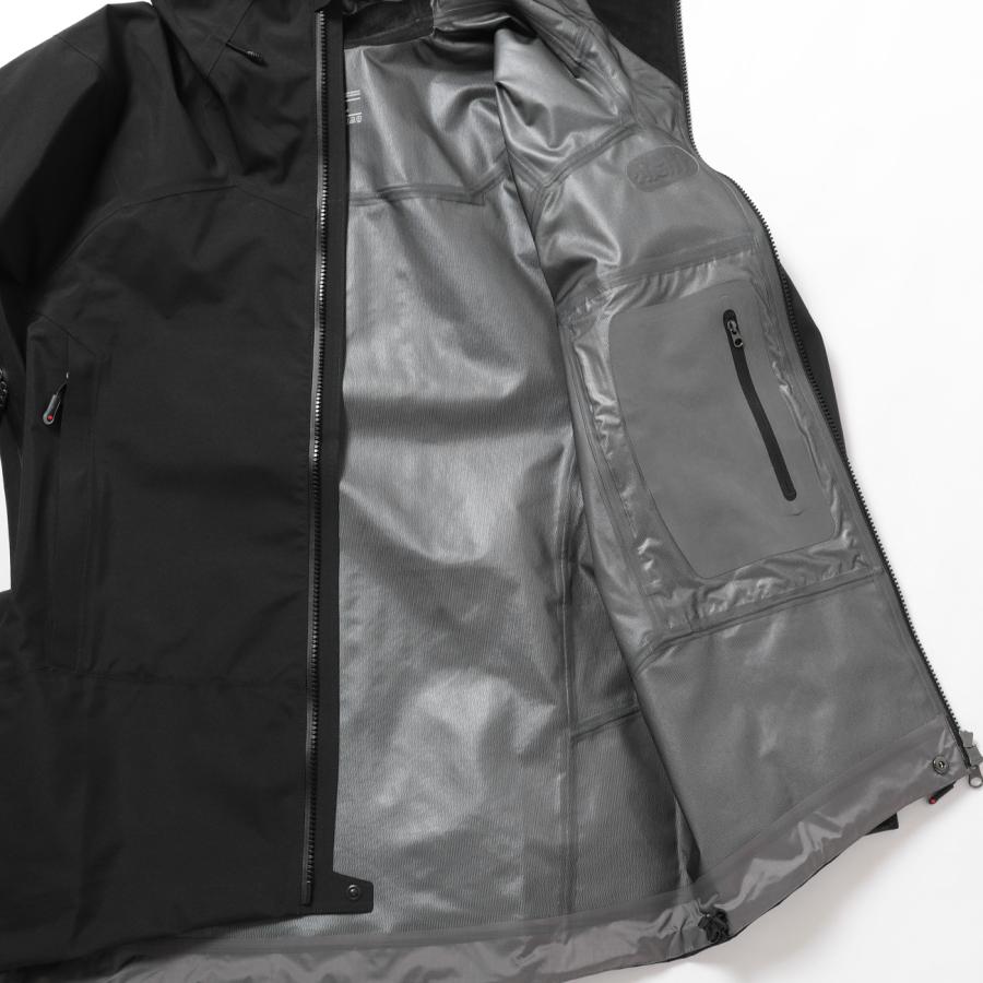 ポイント10% ティラック ストームジャケット キャビアブラック メンズ ゴアテックス 国内正規品 アウトドア tilak Storm Jacket Caviar Black STORMJACKET-CB | tilak | 07