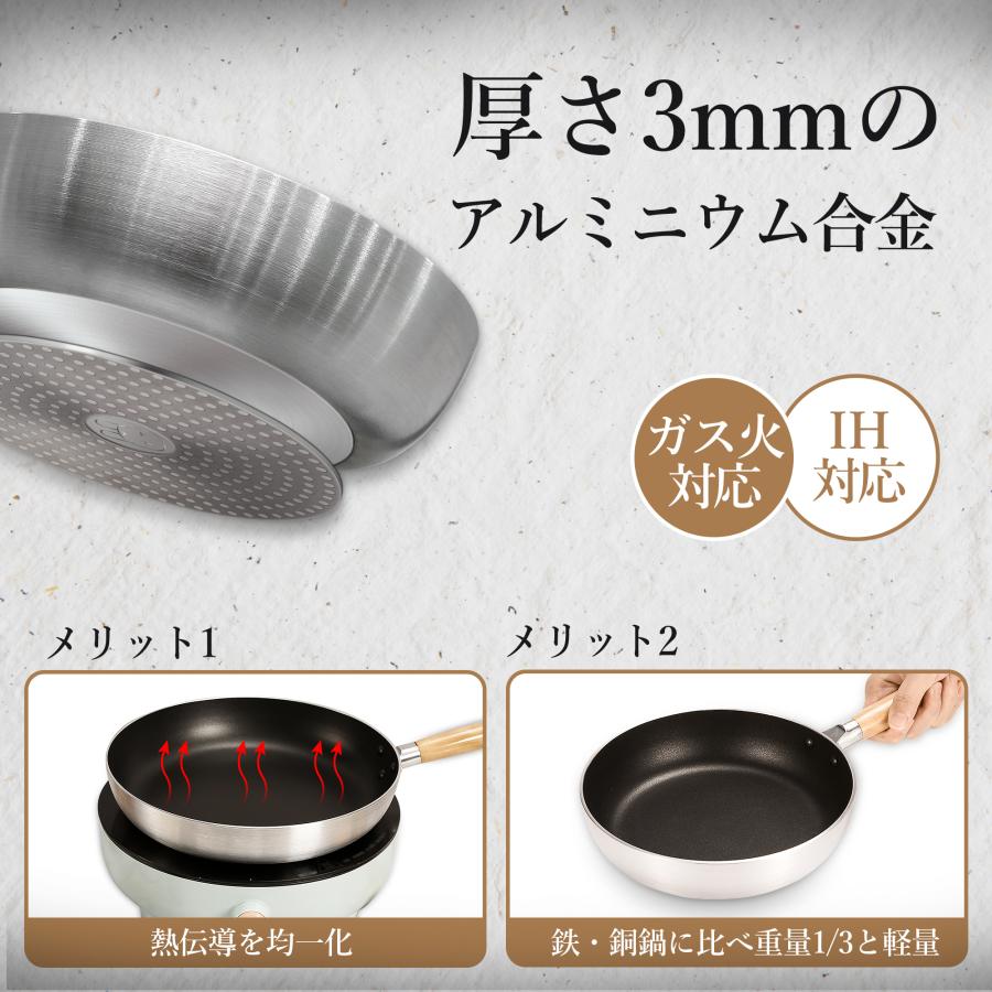 アルミニウム製調理器具 IH対応*2 アルミニウム製調理器具 IH対応*2