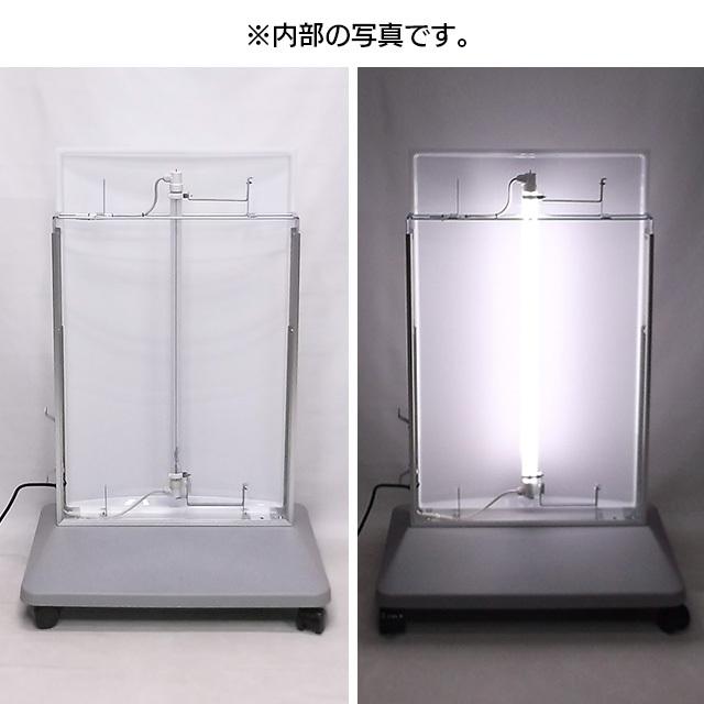 LED電飾スタンド看板（Mワイド） 電飾看板 立て看板 店舗用 屋外 両面 