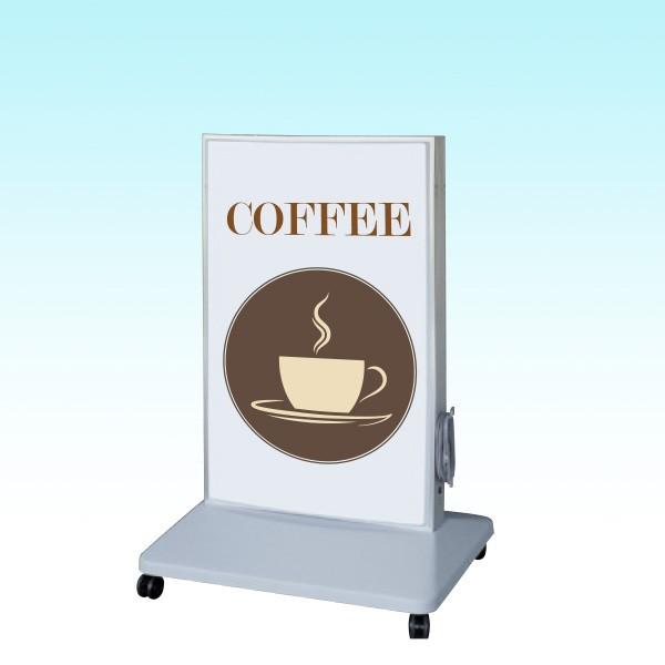 LED電飾スタンド看板（Mワイド） 電飾看板 立て看板 店舗用 屋外 両面