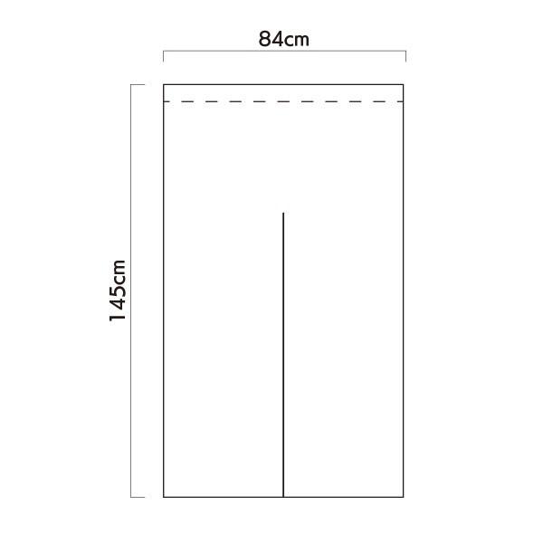 店内用のれん（実用）  室内用のれん  エステル麻のれん｜6111185｜06