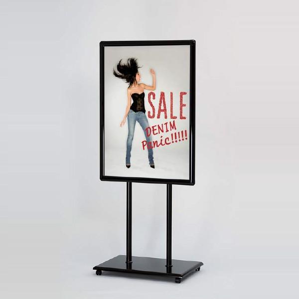 傾斜・直立ポスタースタンド／A1 立て看板 おしゃれ スタンド デザイン