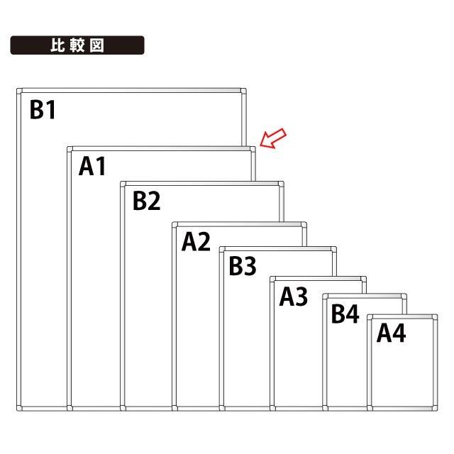 スリムフレーム開閉式パネル／A1サイズ パネル 額縁 ポスターパネル