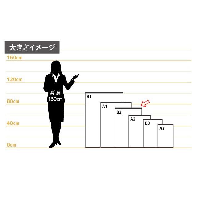 上下オープンパネル／B2サイズ パネル 額縁 ポスターパネル
