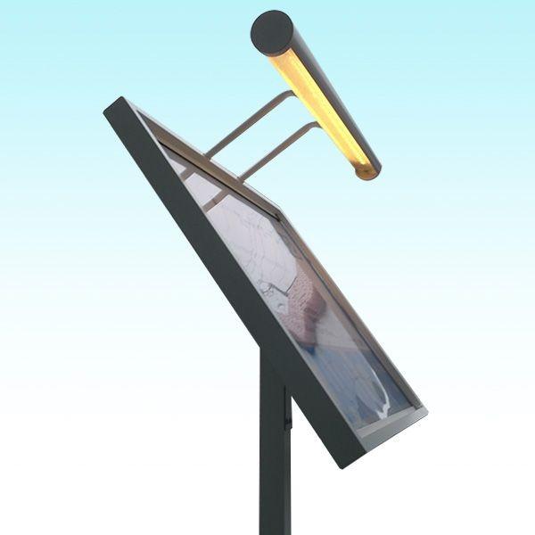 LEDライト付きメニュースタンド(A2ヨコ型) メニュー置き 飲食 LEDライト付きメニュースタンド(A2ヨコ型) メニュー置き 飲食