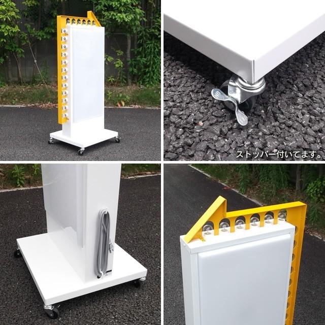 デザイン・貼り加工込み矢印付きLED電飾スタンド 電飾看板 立て看板