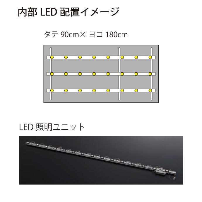 A174?内照式看板 移動式 ステンレス看板 屋外ネオン看板 （大型