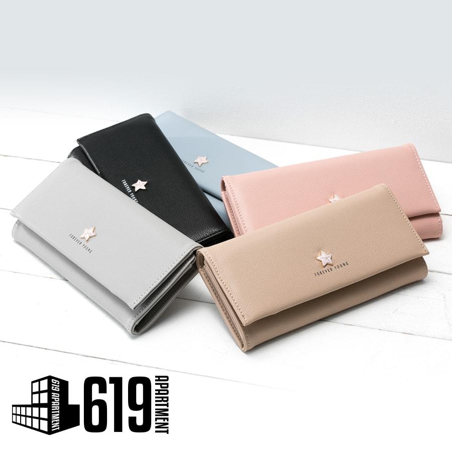 倍倍ストア 5 財布 長財布 シンプル ガールズ 中学生 高校生 プレゼント ウォレット 多収納 ヒトデ 星 在庫処分品 数量限定 619lw 0017 619 Apartment 通販 Yahoo ショッピング
