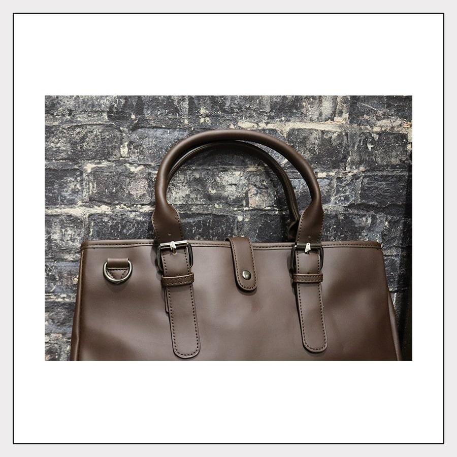 在庫処分品】ビジネスバッグ メンズ 2WAY ショルダーバッグ ヴィーガン