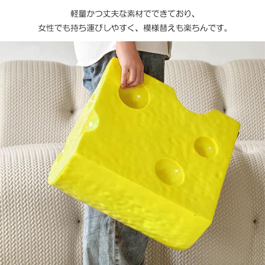 Lサイズ】 チーズ型 サイドテーブル CHEESE SIDE TABLE 机 ティー