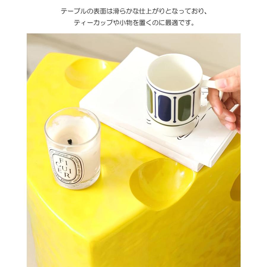 Sサイズ】 チーズ型 サイドテーブル CHEESE SIDE TABLE 机 ティー