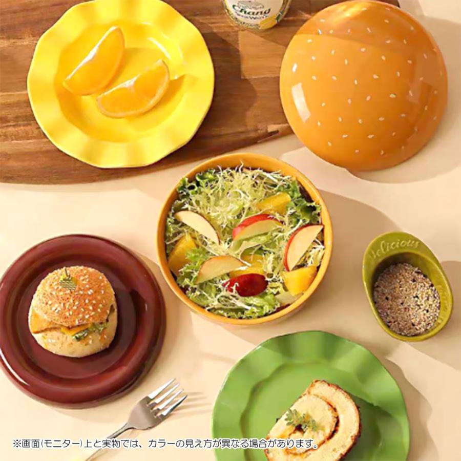ハンバーガー型 ボウル＆プレートセット サラダボウル 皿 食器