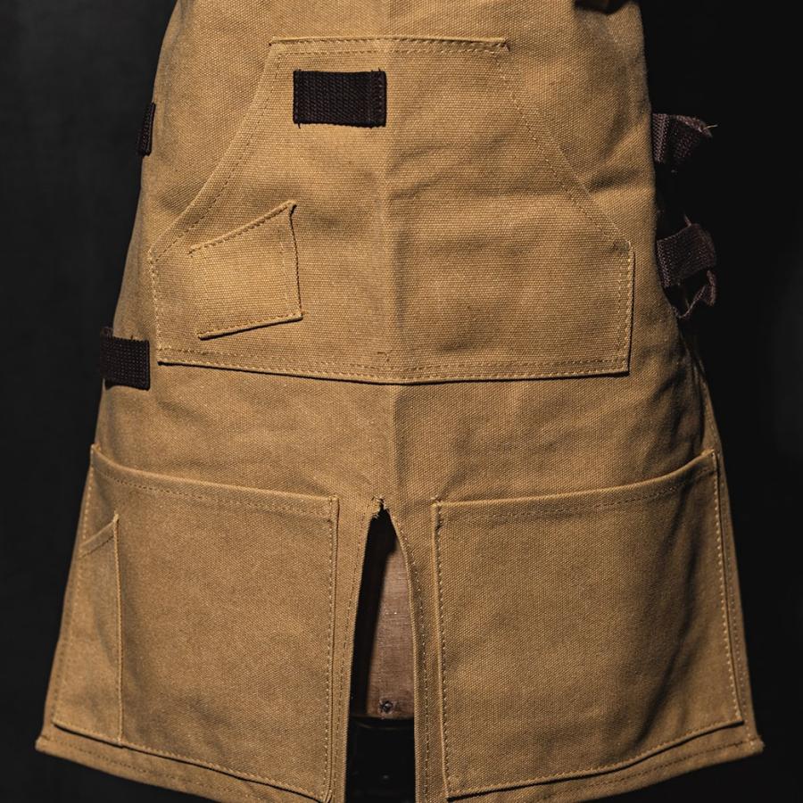 アウトドア  コットン キャンバス エプロン｜DIY キャンプ 作業用 エプロン メンズ アウトドア 便利 おしゃれ かっこいい プレゼント ワークエプロン |  | 02