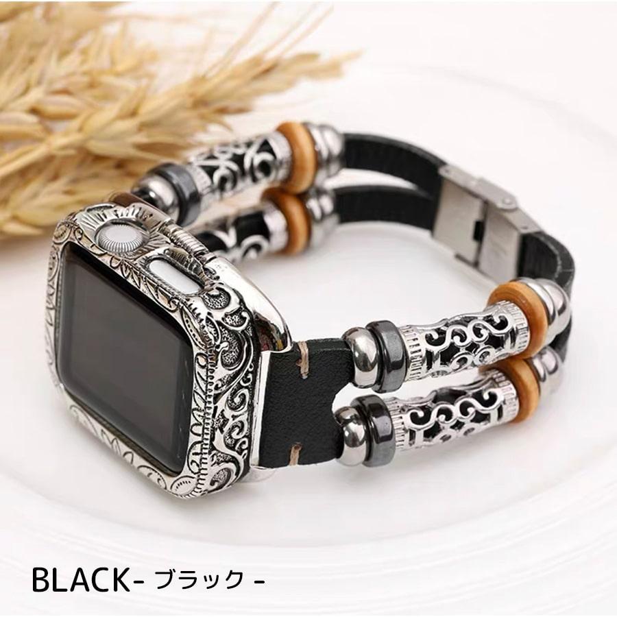 アップルウォッチバンド｜APPLE WATCH BAND｜レトロ アメリカン ベルト バンド メンズ シルバー アクセサリー ブレスレット トライバル かっこいい 42mm 44mm |  | 04