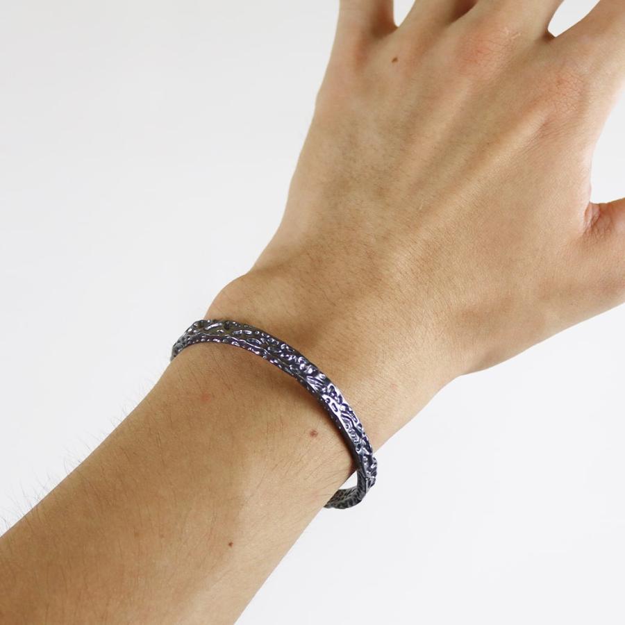 バングル シルバー ラバ｜SILVER BANGLE TYPE.LAVA｜IRON FUEL 
