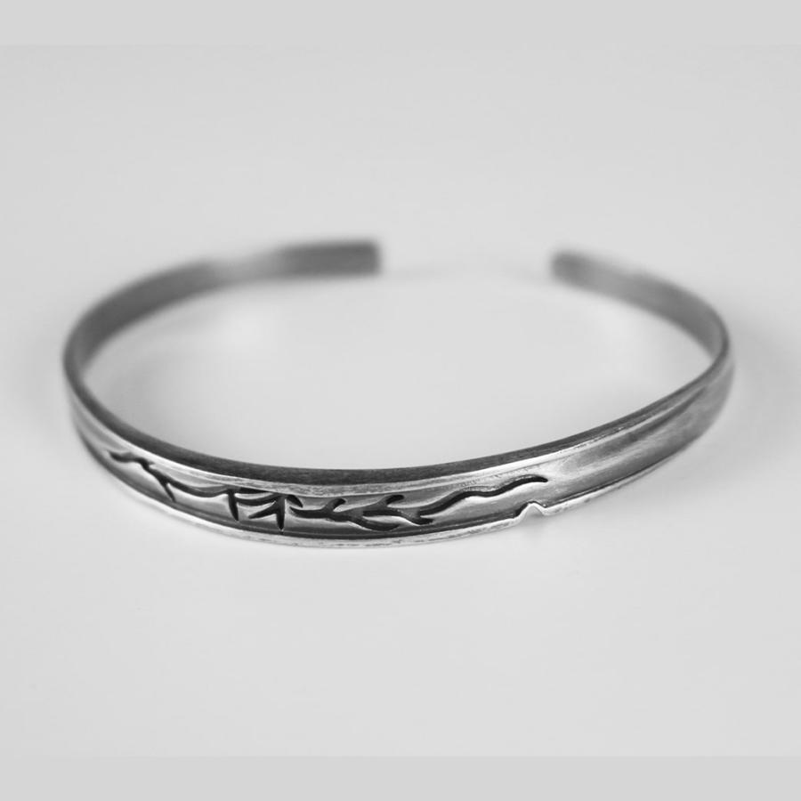 バングル シルバー クラック｜SILVER BANGLE TYPE.CRACK｜IRON FUEL