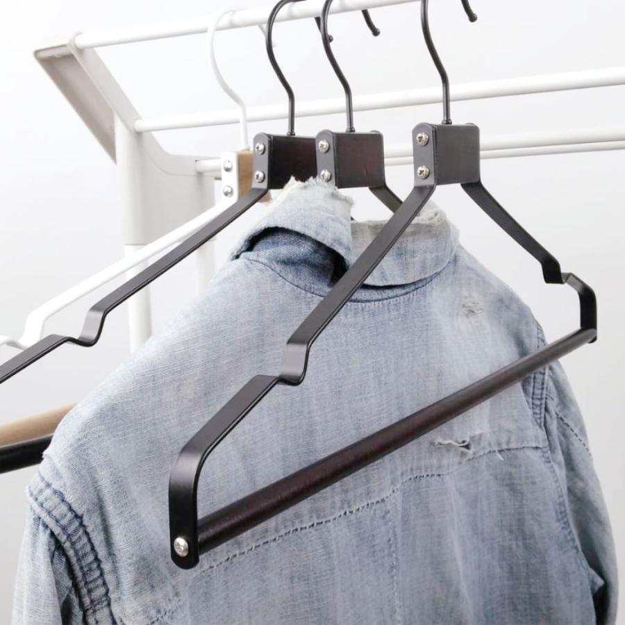 5本セット】アイアンウッドハンガー｜IRON WOOD HANGER｜レトロ