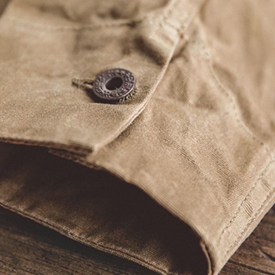 メンズ ヴィンテージ ハードコットン ジャケット ｜MEN'S VINTAGE HARD COTTON JACKET｜ハード コットン メンズ カッコいい ロゴ ジャケット 春 秋 |  | 07