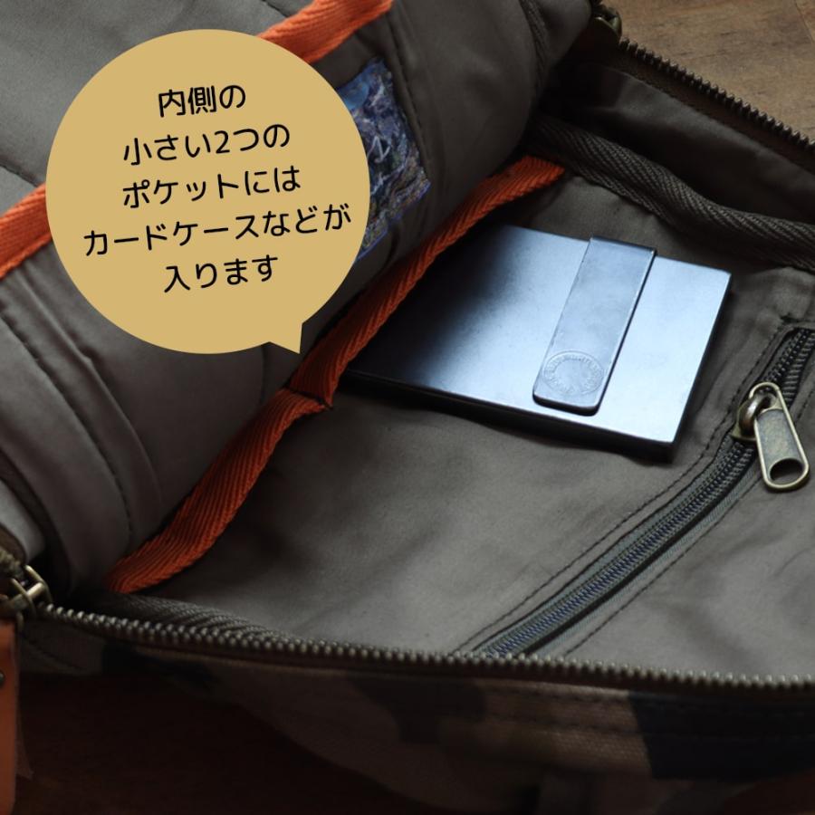 迷彩ボディバッグ ｜ボディバッグ ショルダー ワンショルダー メンズ カッコいい 男前 ヴィンテージ レトロ 帆布 迷彩 帆布 キャンバス 通学 牛革 本革 カモフラ |  | 08