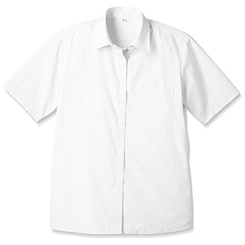 [キューポップ] 半袖スクールシャツ (制服学生服) (形態安定) ブラウス ワイシャツ 女子 TB-934 ホワイト 日本 S (日本サイズS相当)