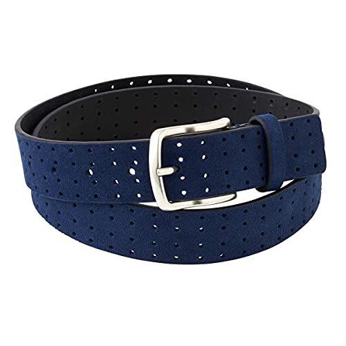 人気アイテム オジエ Ozie オジエ Ozie ベルト メンズ カジュアル おしゃれ イタリア製 パンチングベルト スエード スウェード 牛革 レザー 財布 帽子 ファッション小物