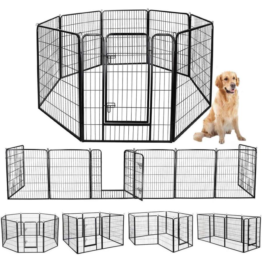 ペットフェンス 中大型犬用 ペットケージ パネル8枚 ペットサークル 四角ポール 折り畳み式 ペットフェンス ゲージ サークル トレーニングサークル - zkgmu.kz ペットフェンス 中大型犬用 ペットケージ パネル8枚 ペットサークル 四角ポール 折り畳み式 ペットフェンス ゲージ サークル トレーニングサークル - zkgmu.kz