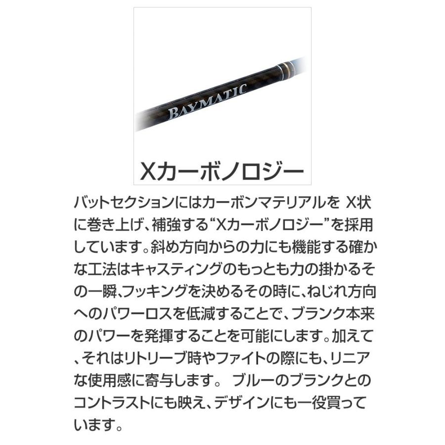 パームス ベイマティック BMSS-510M+スピニング ソリッドブランク サワラ サゴシ メタルジグ ジグミノー ベイエリア ブレードジグ 船釣り ボートフィッシングの画像