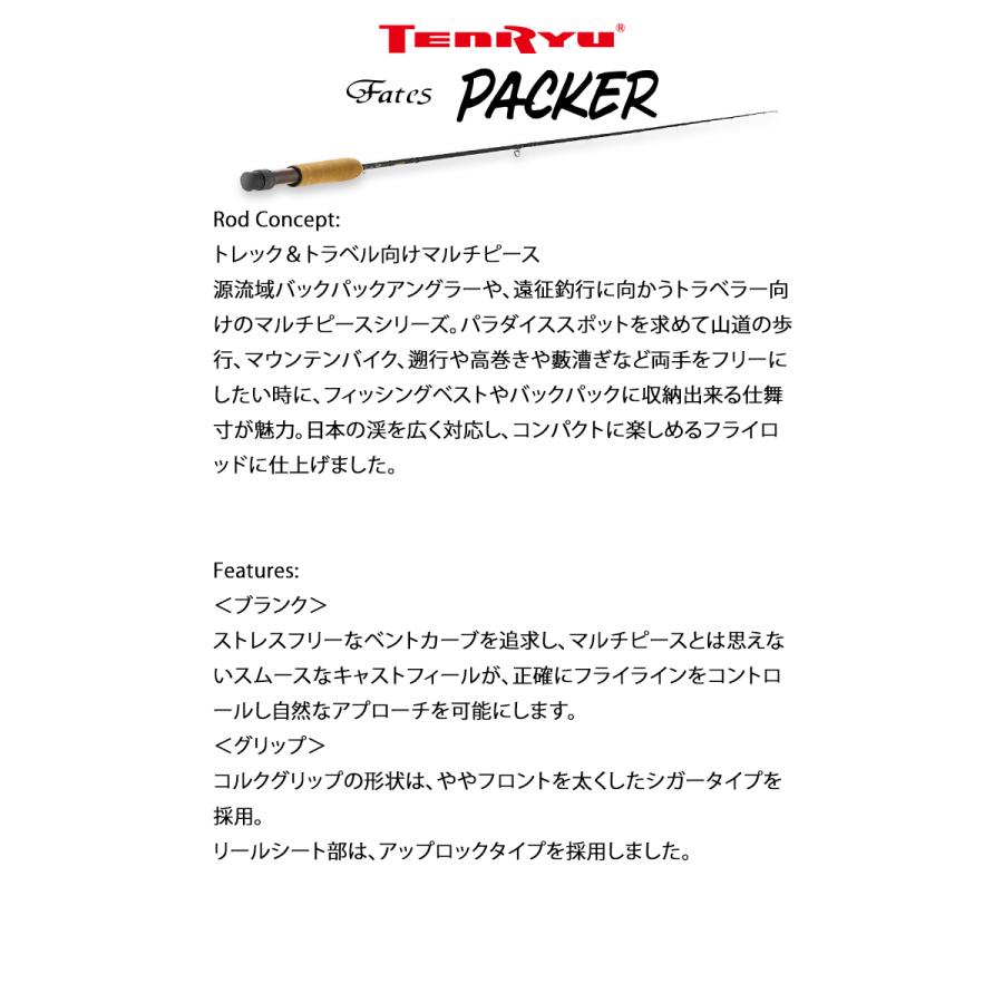 TENRYU 天龍 テンリュウ フェイテスパッカー FP806-#4 6ピースパック