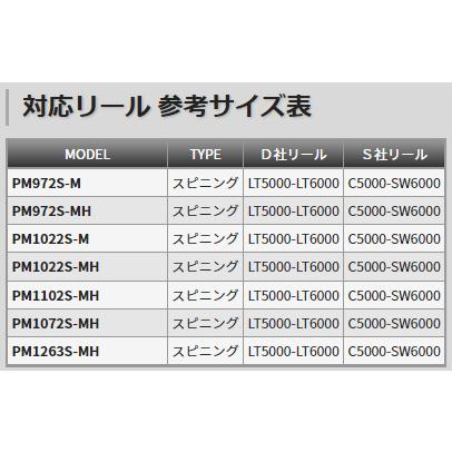 TENRYU テンリュウ パワーマスター PM1002S-HP スピニング 2ピース