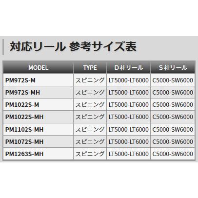 TENRYU テンリュウ パワーマスター PM1072S-MH スピニング 2ピース