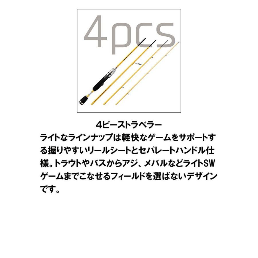 PALMS パームス クワトロ QTRGC-46XUL ベイト 4ピース : 釣具の PALMS パームス クワトロ QTRGC-46XUL ベイト 4ピース : 釣具の