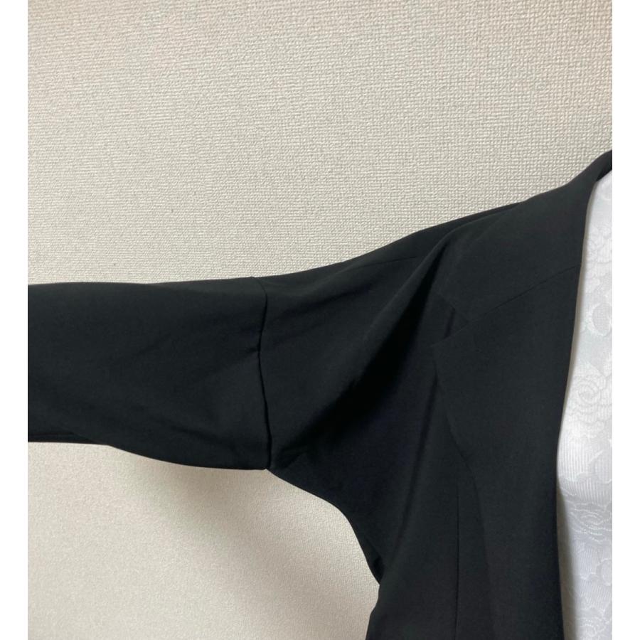 ユルカジロングジャケット 腕まくり ゴールド 金 レッド 赤 黒 