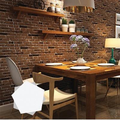 激安 大容量 10m 壁紙 ウォールステッカー タイル レンガ リメイク Diy ステッカー シール 茶レンガ 改築 改装 リノベ リノベーション Diy 1 雑貨屋 69rock 通販 Yahoo ショッピング