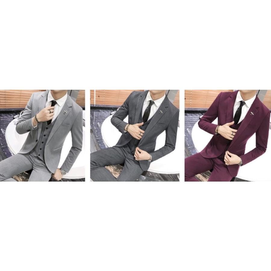 スーツ セットアップ ビジネス ベスト ジャケット パンツ 3点 スーツ セットアップ ビジネス ベスト ジャケット パンツ 3点
