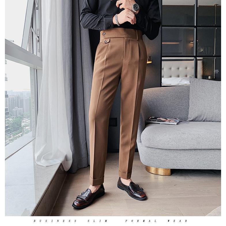 ドレスパンツ オシャレ パンツ ズボン ブラウン ホワイト 白 茶 ドレス