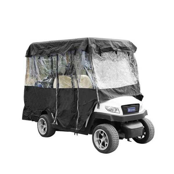 ネット限定 透明PVC屋外キャンプテント 防雨 耐衝撃性 車の保護 ほこり 日焼け止め ゴルフカート 2シート 4シート