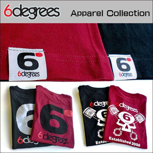 6DEGREES ORIGINAL 6-LOGO T-Shirts(オリジナルTシャツ)BLACK ブラック/ T-シャツ/バックプリント ...