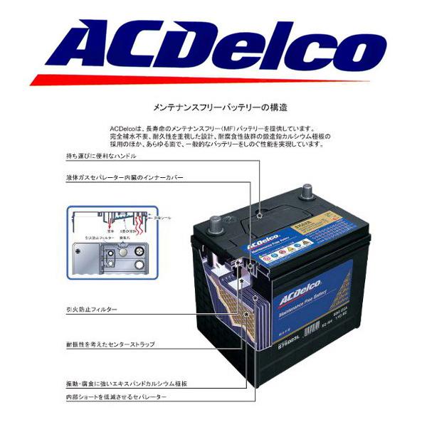ACデルコ バッテリー 34-7MF アメ車 JEEP グランドチェロキー