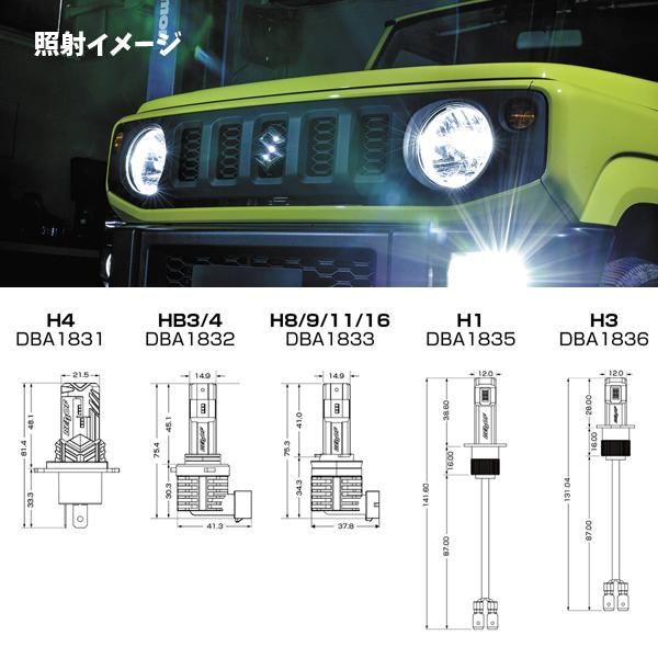 Bellof（ベロフ） HB3/HB4 BELLOF プレシャス・レイR LEDバルブ ヘッド