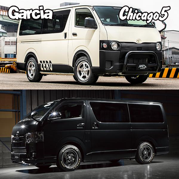 マルカサービス 『ホイール4本セット』Garcia Chicago5 ガルシア